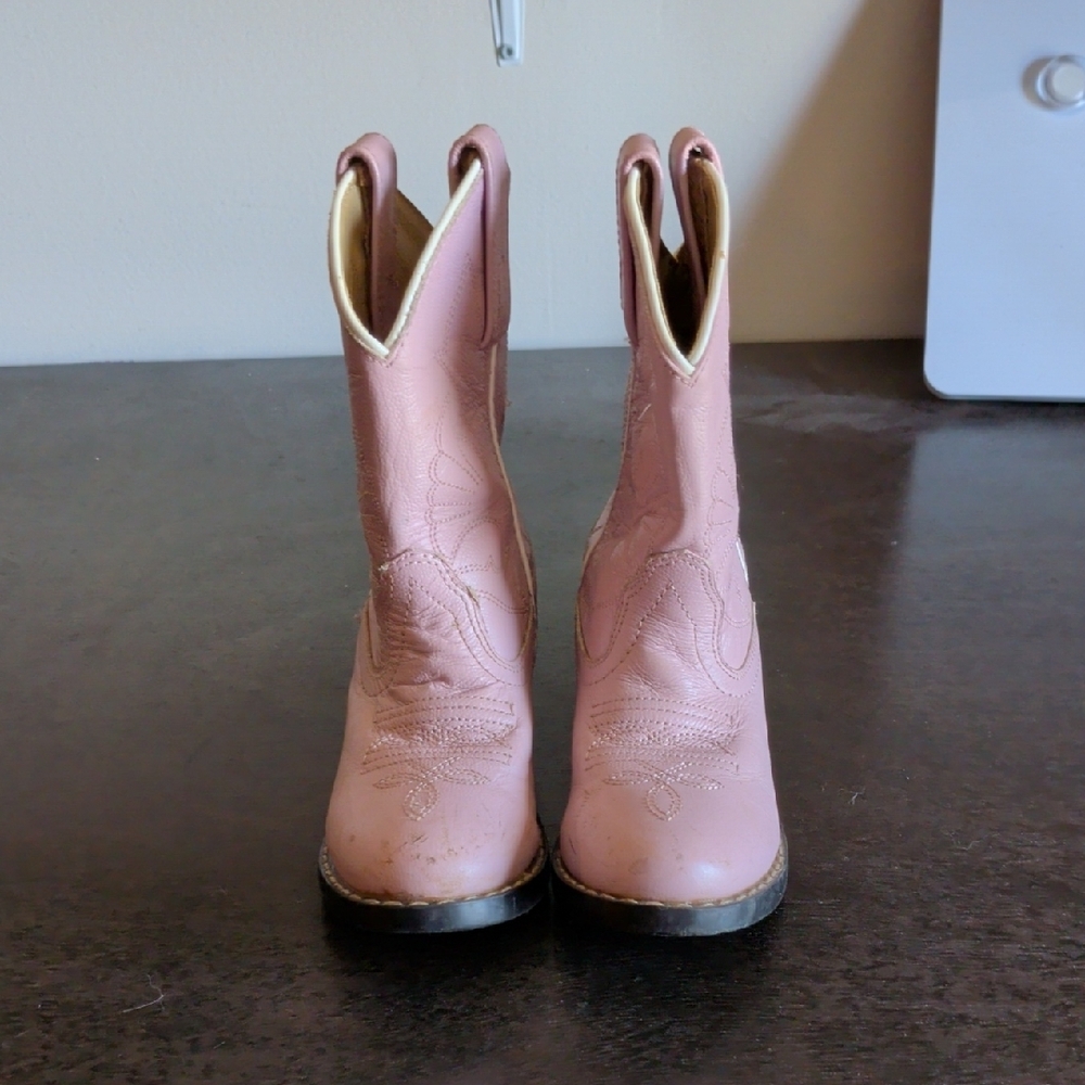 Pink Western Cowgirl Boots - Picture 3 of 6